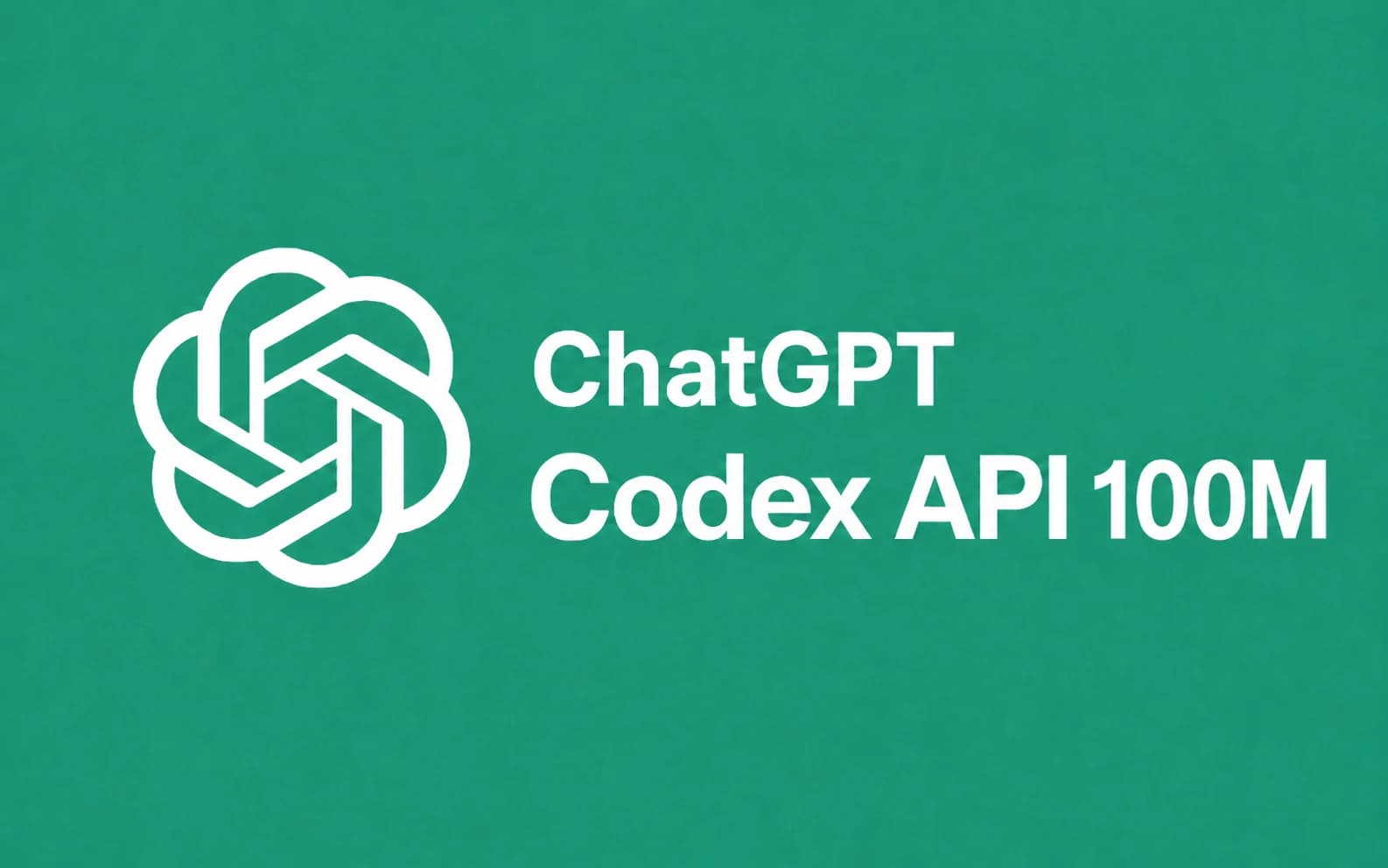 Codex API 1 Día · 100M tokens
