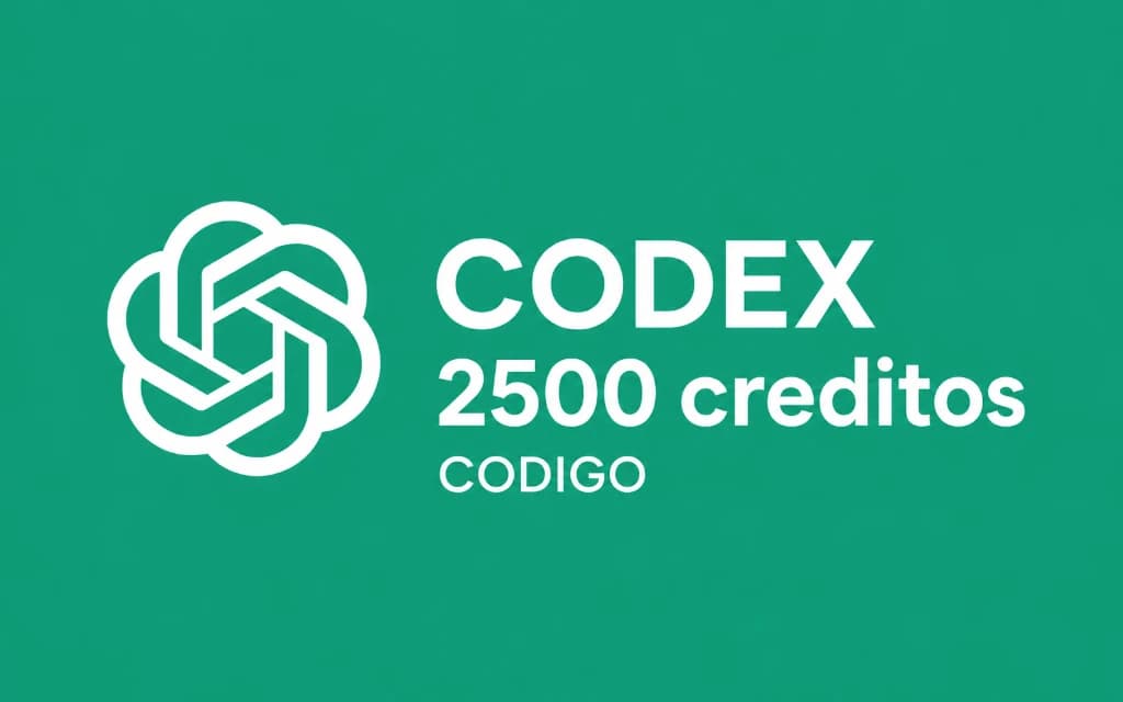 Codex 1 Mes · 2,500 créditos
