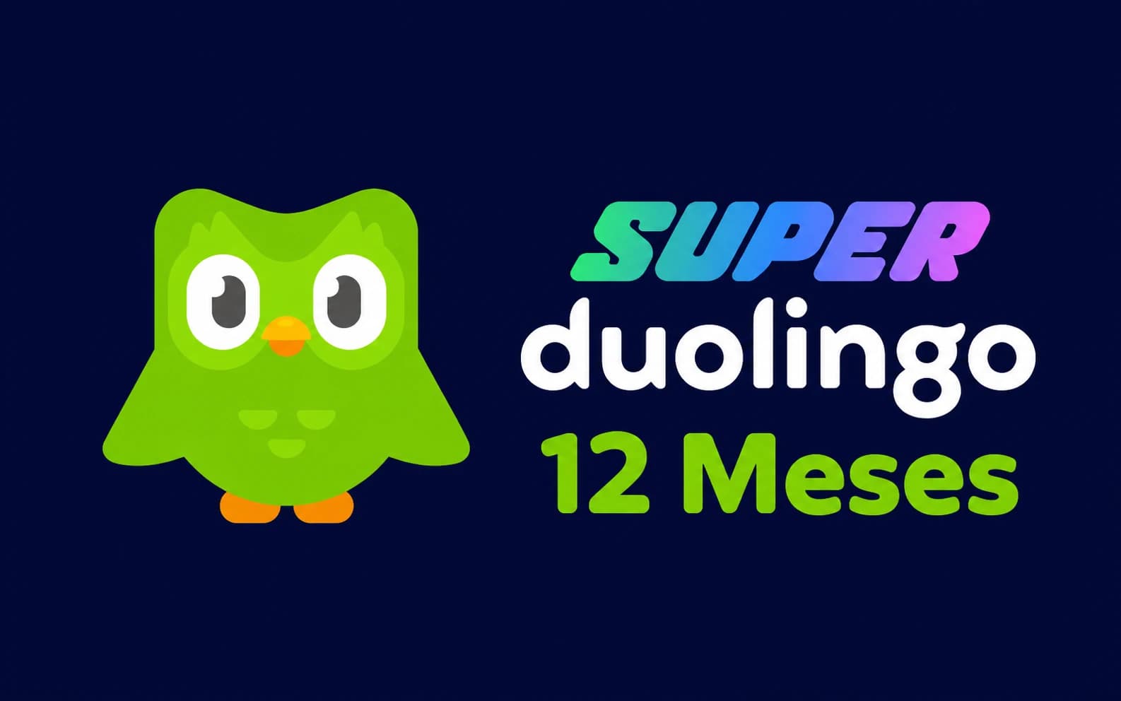 Super Duolingo 12 Meses · En tu cuenta