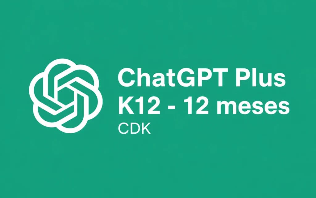 ChatGPT K12 Teacher · Acceso hasta 2028 · Código